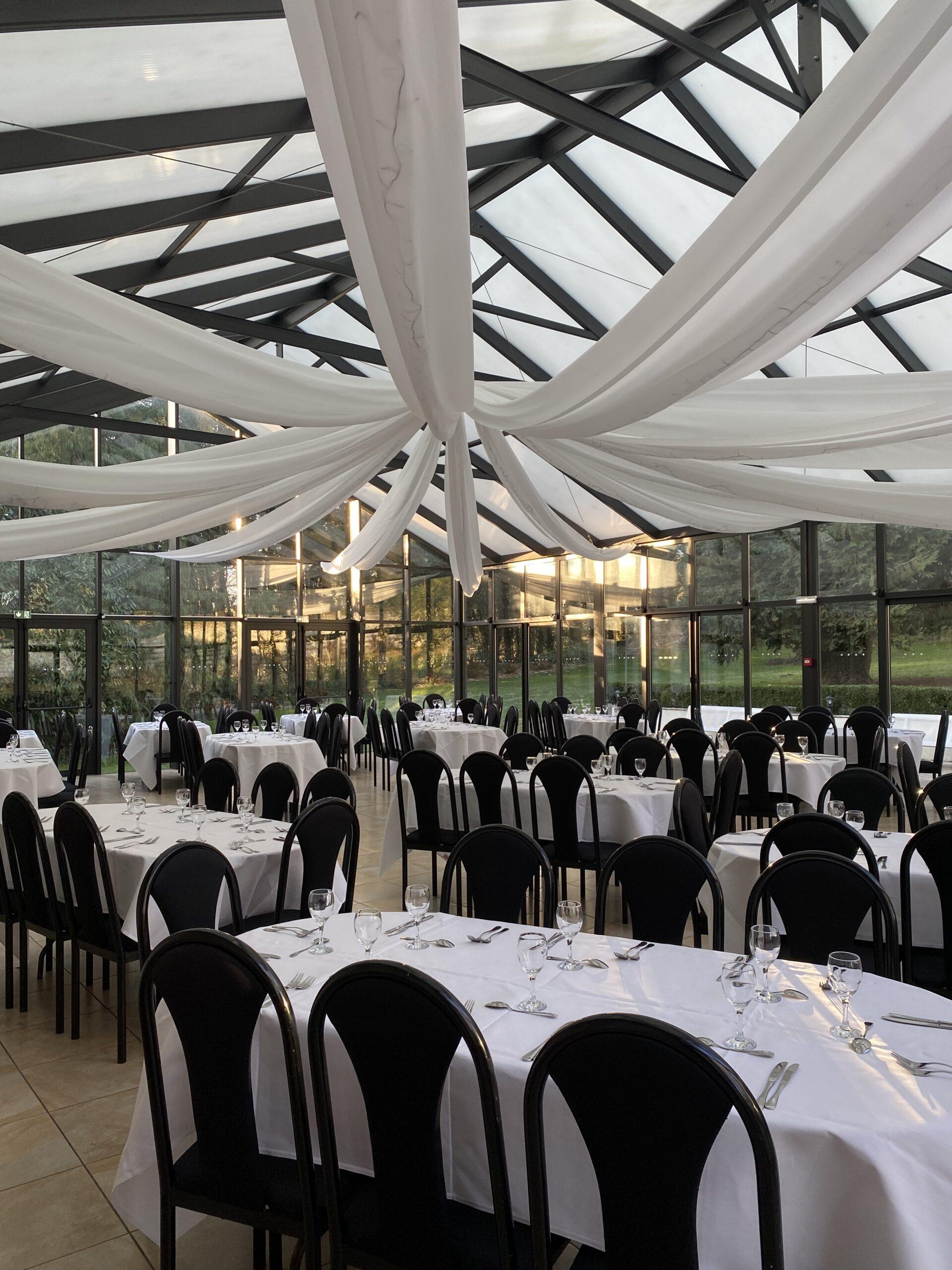 Salle de réception Verrière des Salles du Boisé